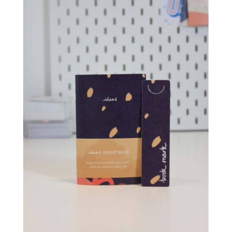Ideas Pocketbook Plain Soft Cover Blue