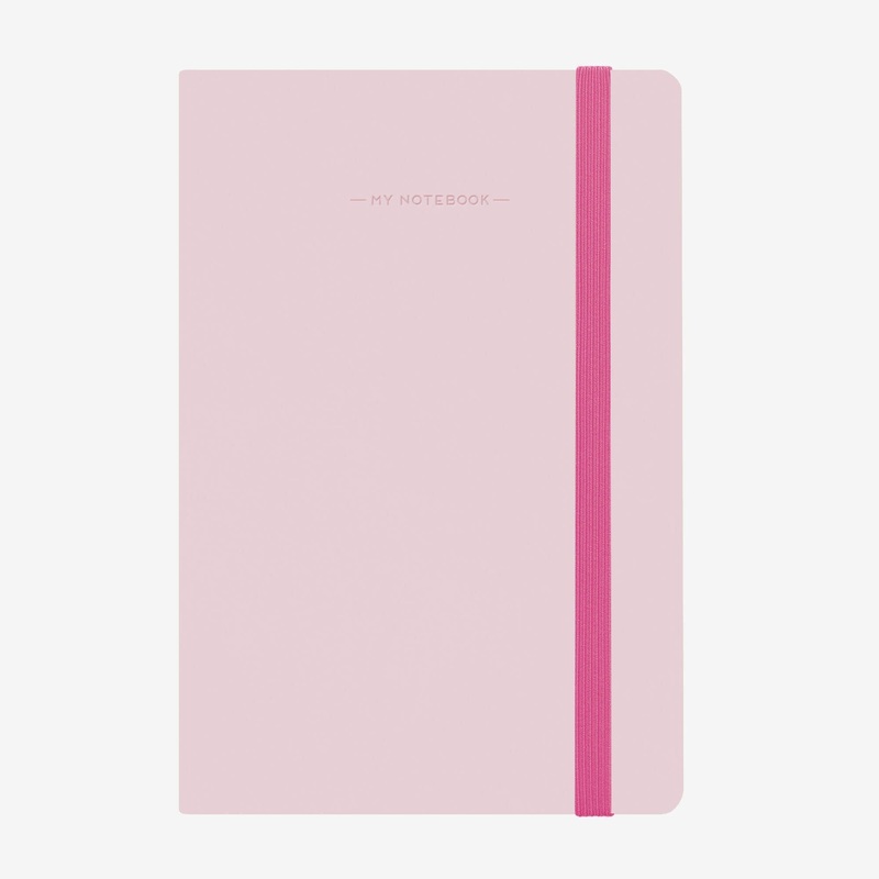 Medium Baby Pink Squared Notebook