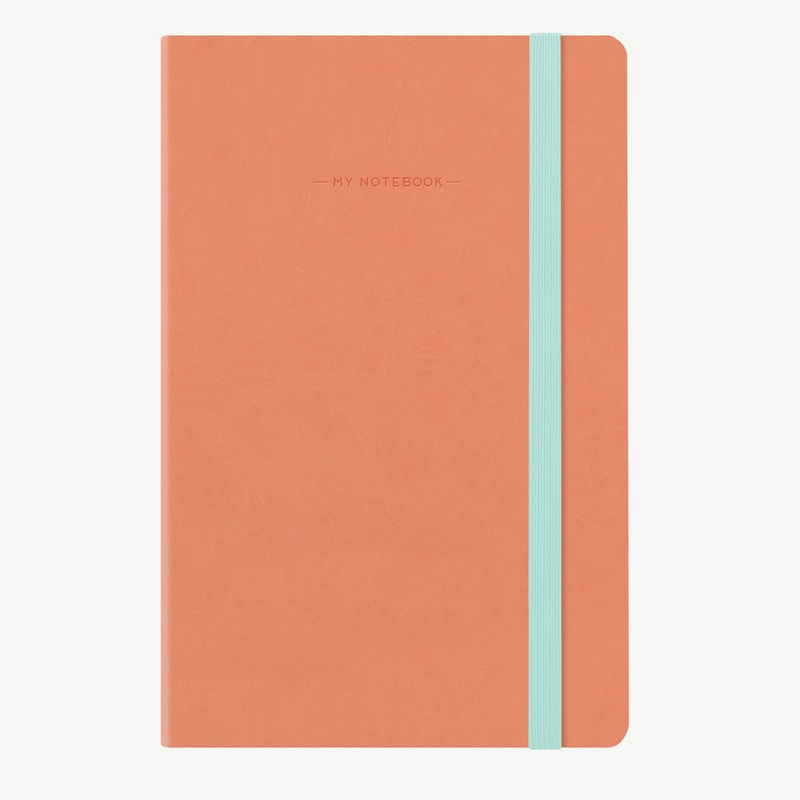 Medium Dotted Salmon Notebook