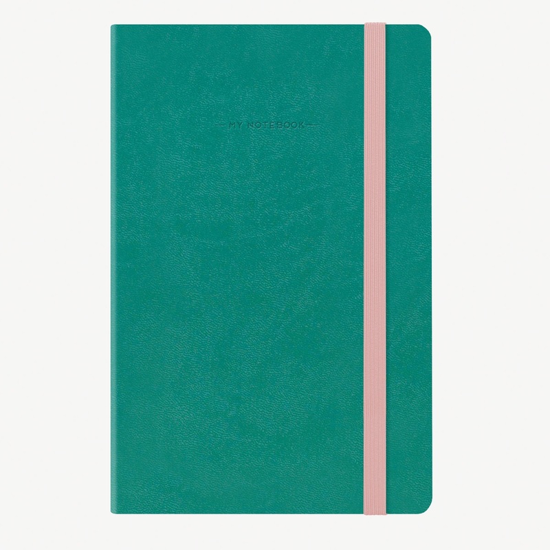 Medium Dotted Turquoise Notebook