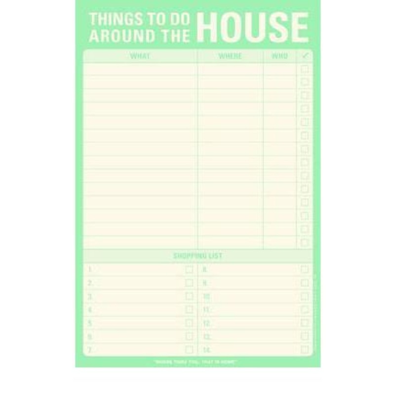 Things To Do Around The House - Green