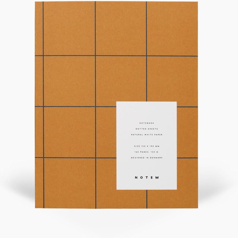 Uma Flatlay Ochre Notebook by Notem