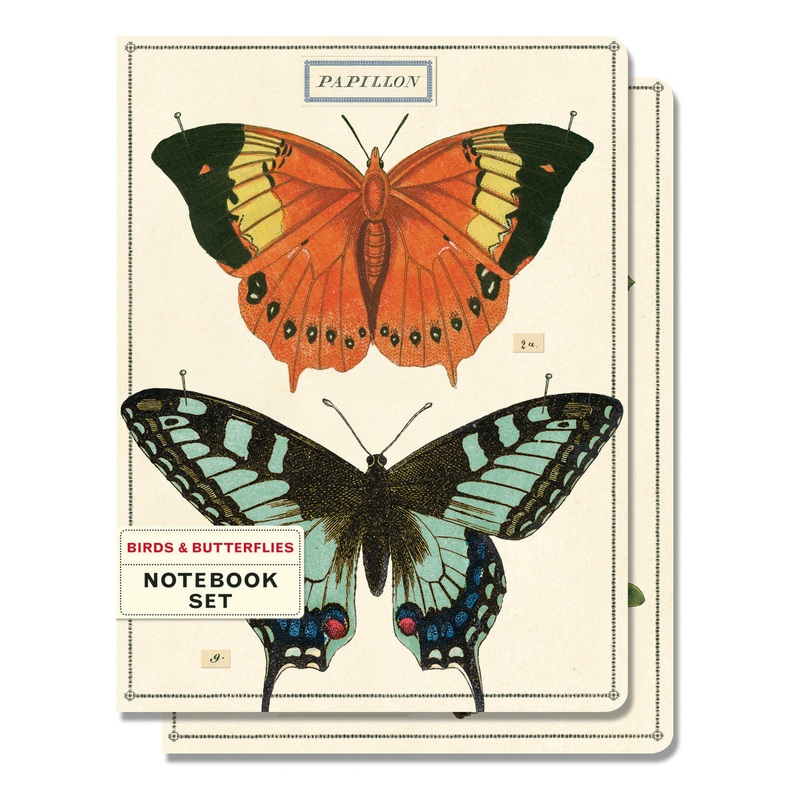 Birds and Butterflies Notebook Set