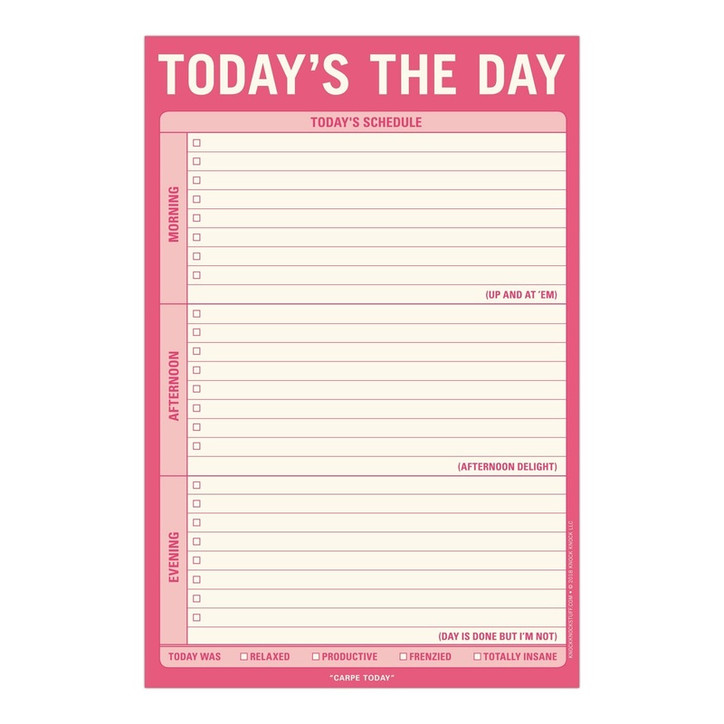Today's the Day Note Pad