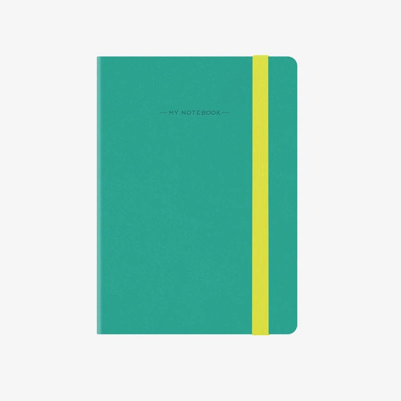 Small Squared Turquoise Notebook
