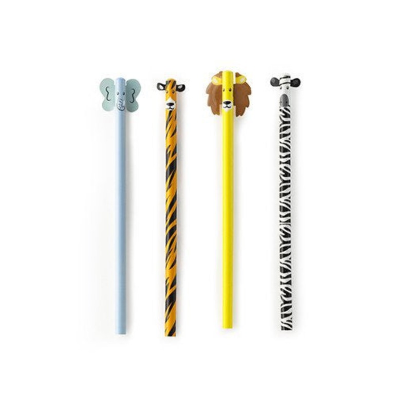 Pack of 4 Safari Pencils