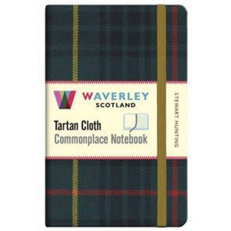 Tartan Cloth Notebook - Stewart Hunting