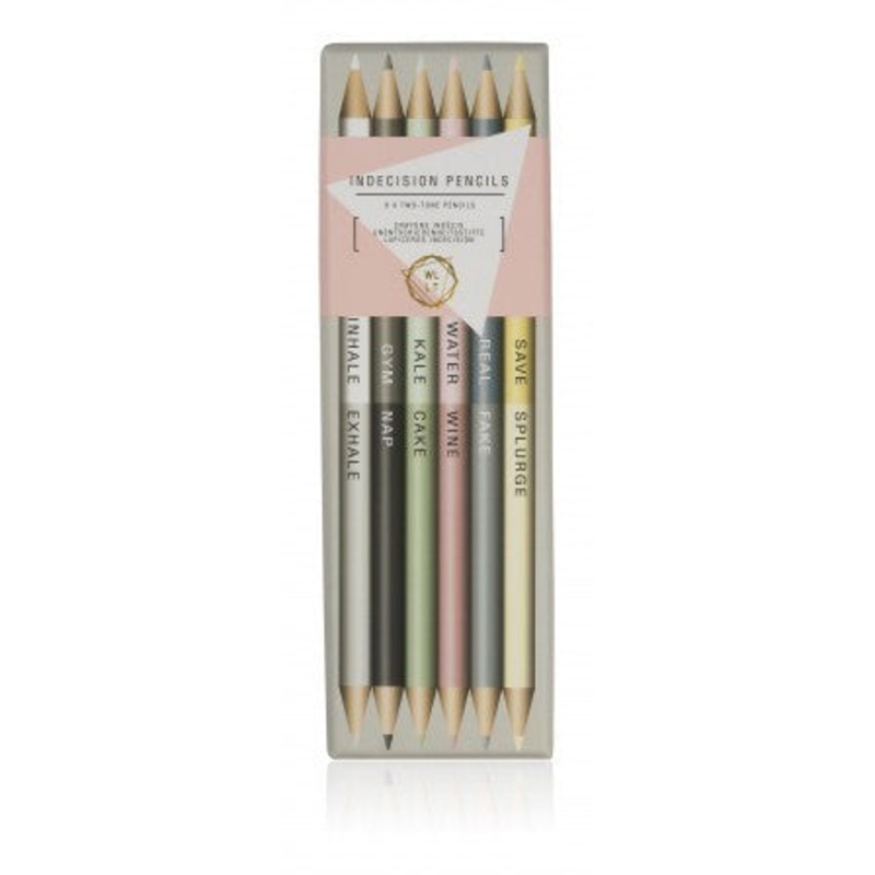 We Live Like This Indecision 50/50 Pencils