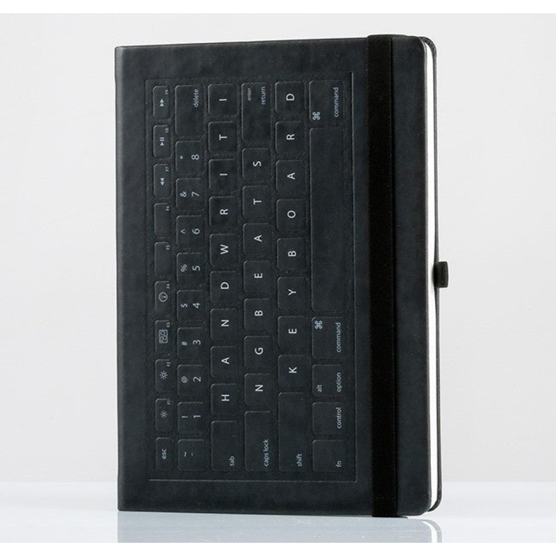 A5 Dotted Keyboard Notebook Black
