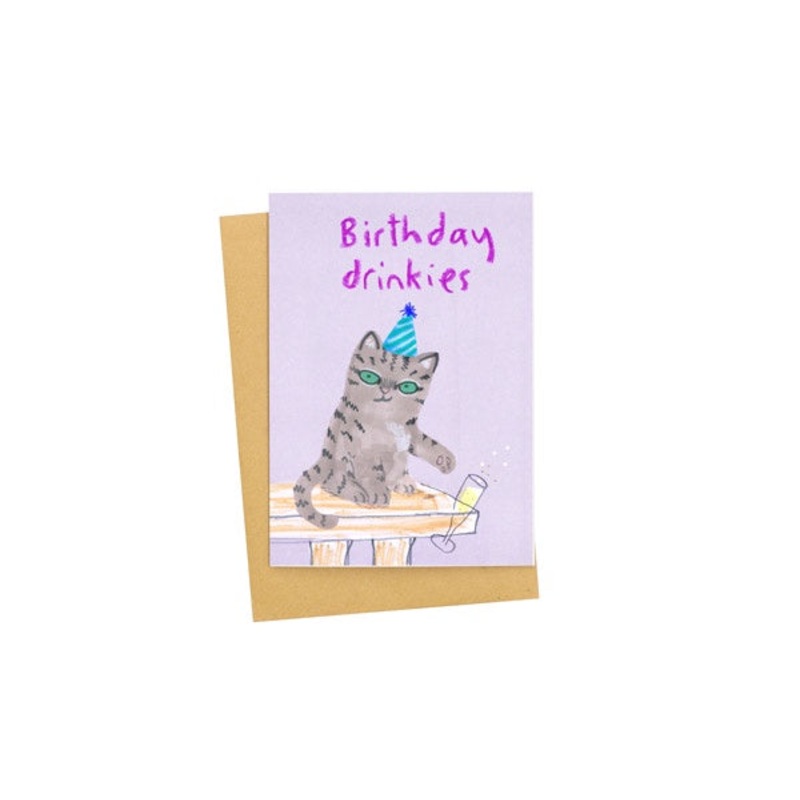 Birthday Drinkies Card