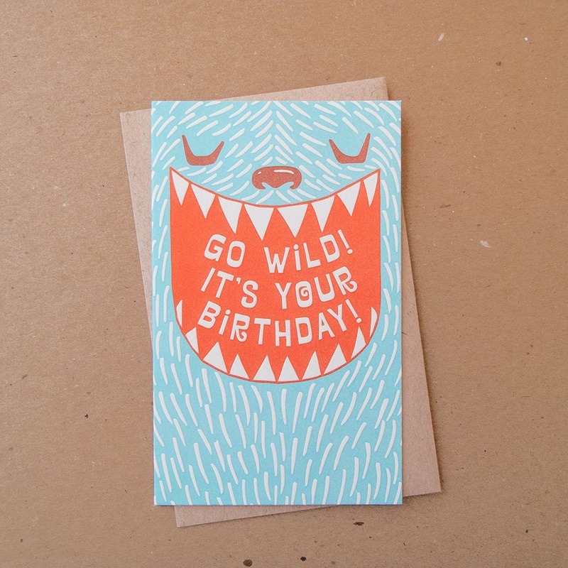 Go Wild It's Your Birthday Card