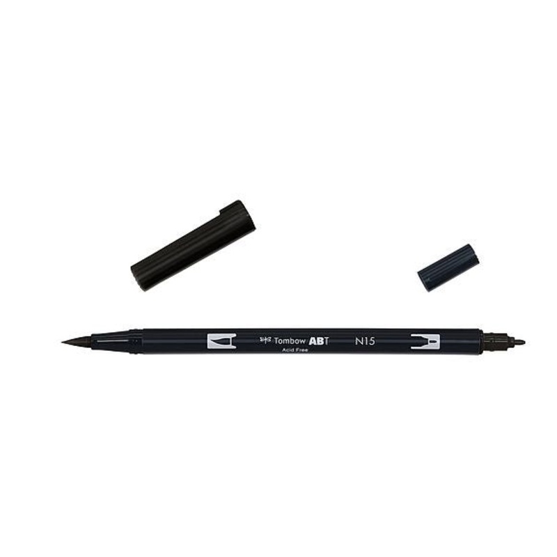 Tombow Dual Brush Pen Black
