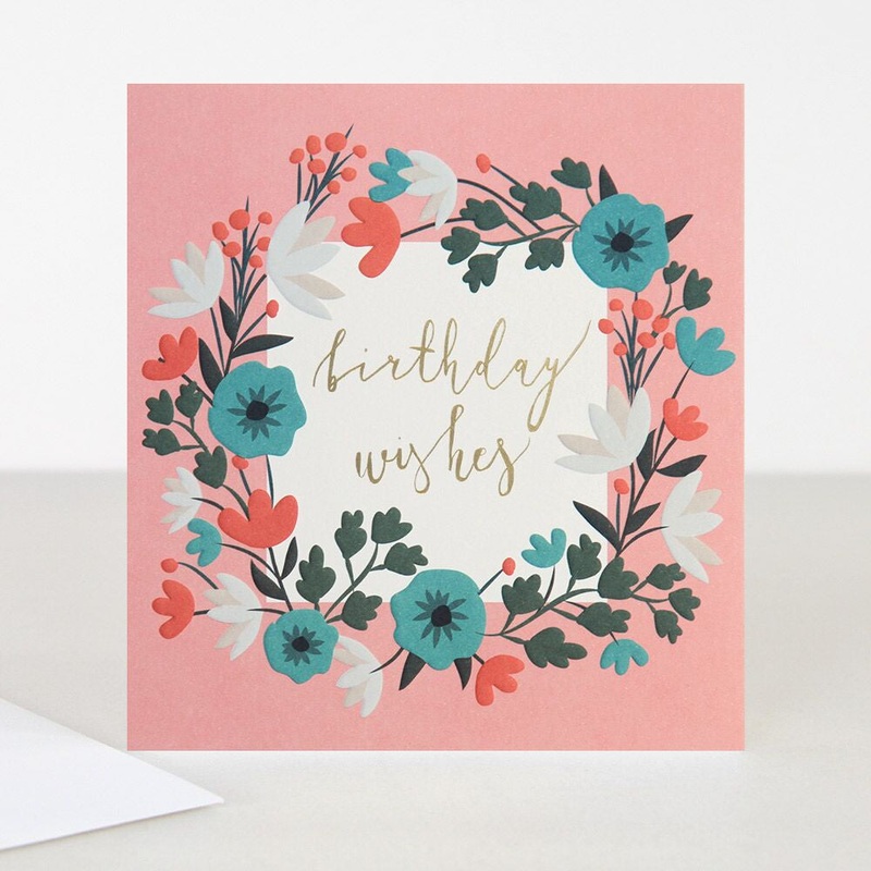 Birthday Wishes Flowers Card