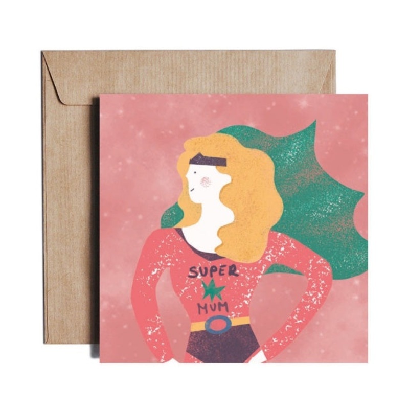 Super Mum Hero Card