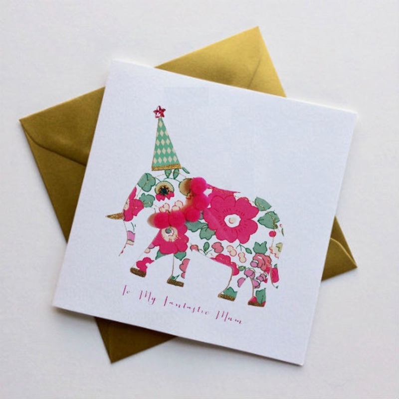 To My Fantastic Mum Elephant Card