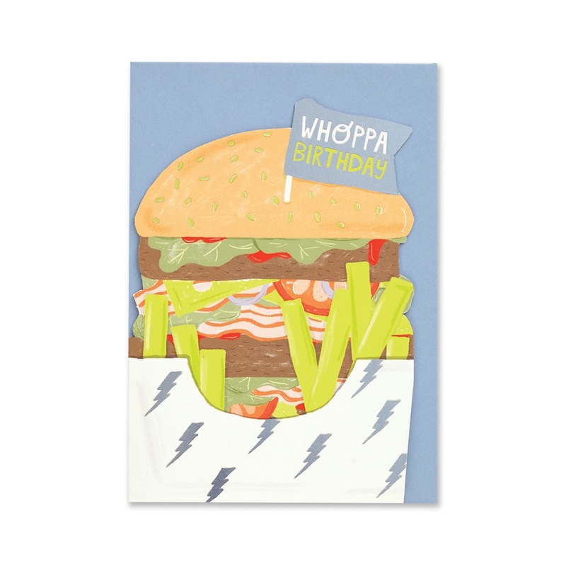 Whoppa Birthday Cut Out Card