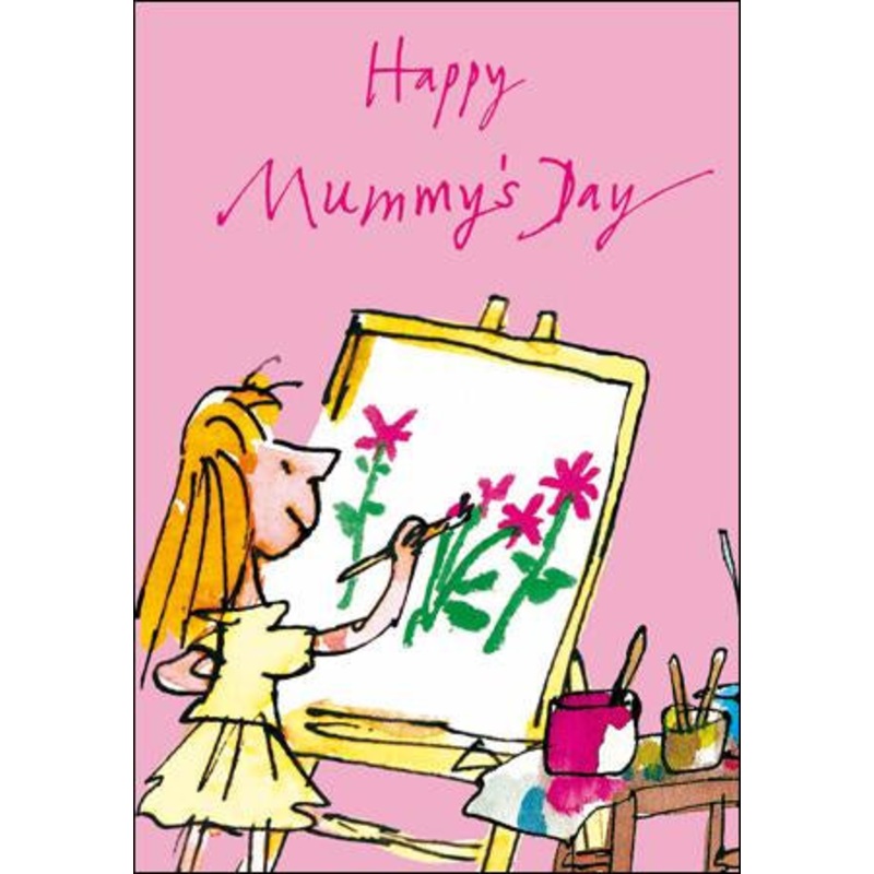 Happy Mummy's Day Girl Card