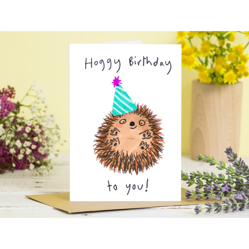 Hoggy Birthday To You Card