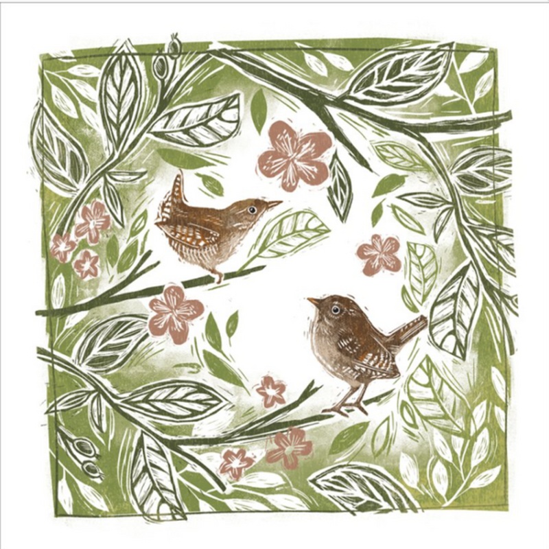 Perching Birds Card