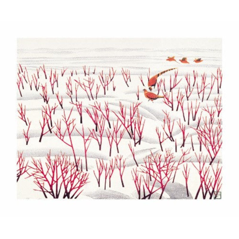 Snow Countryside Blank Card