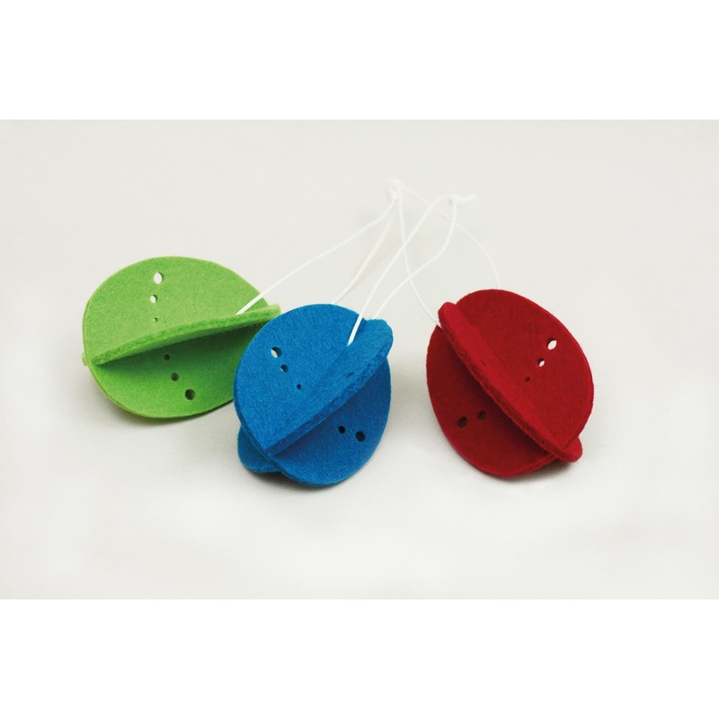 Green Felt Hanging Egg Decoration
