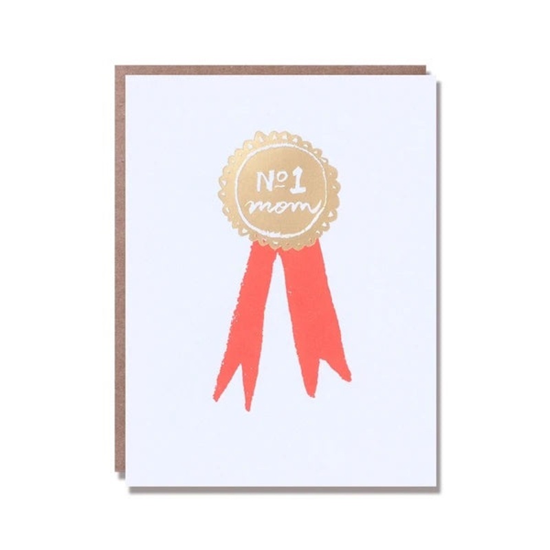 No1 Mum Ribbon Card
