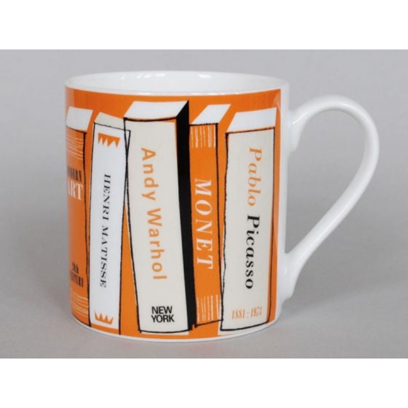 Orange Books Mug