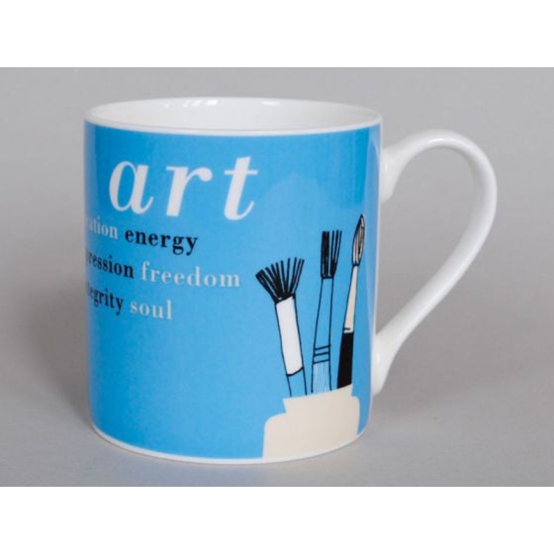 Turquoise Art Mug