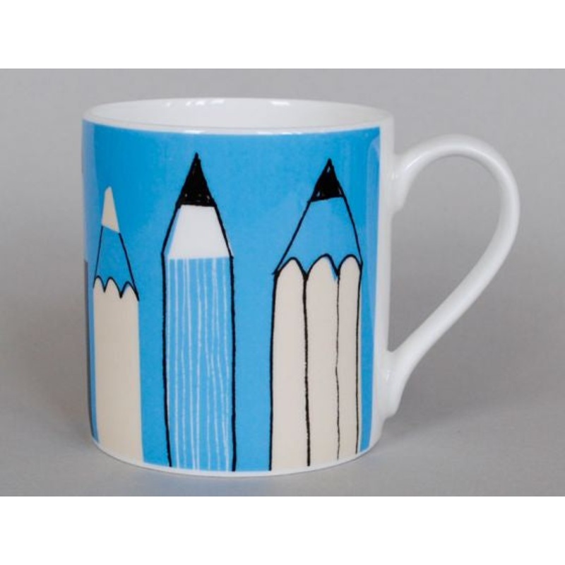 Turquoise Pencils Mug