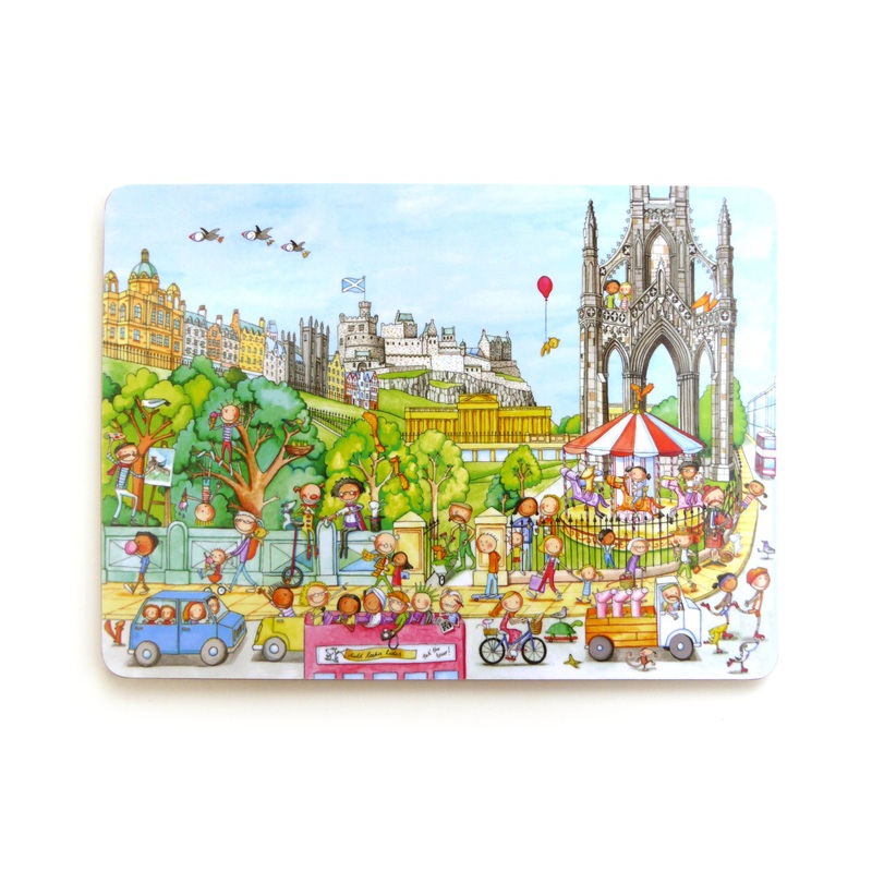 A View from Waverley Bridge Gingerpaws Placemat