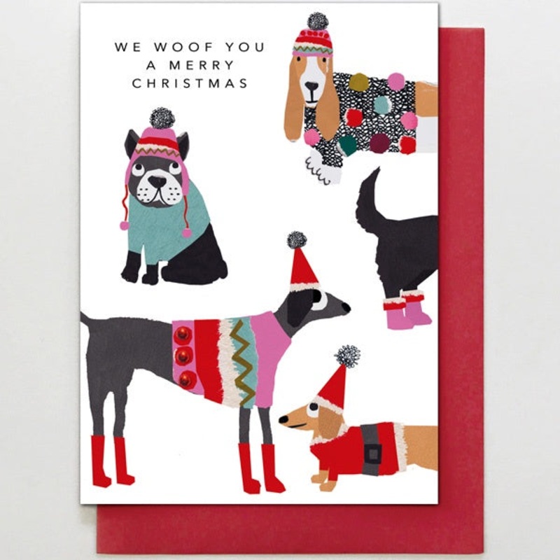 Christmas Jumper Doggies Card