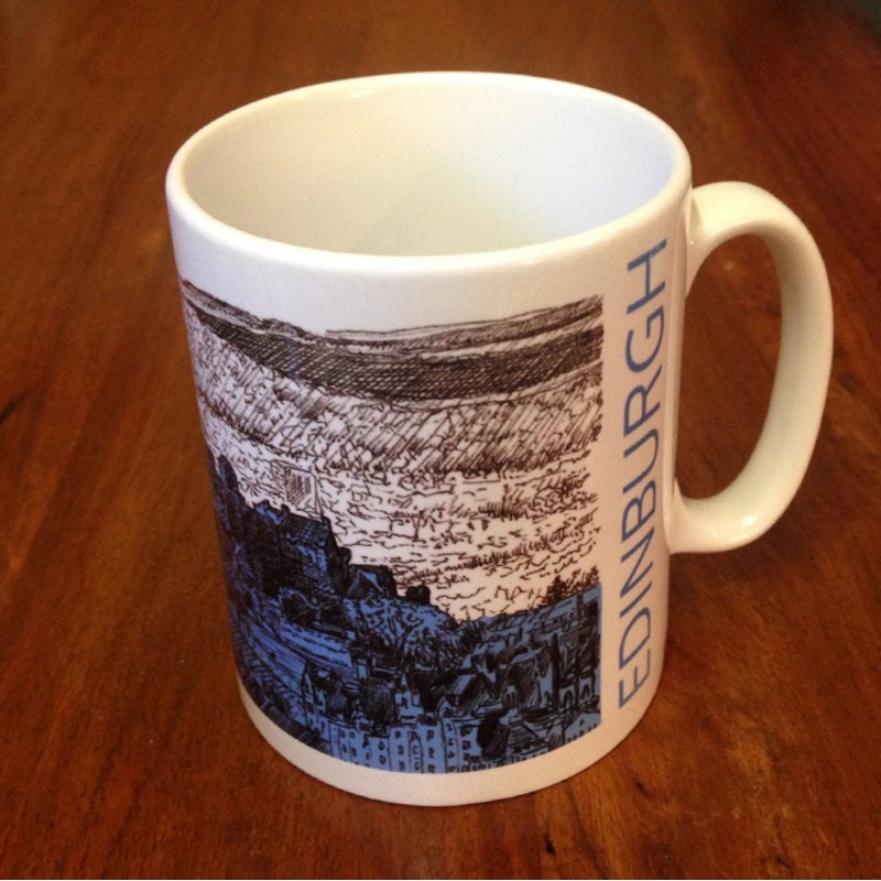 Edinburgh Castle Sketch Mug