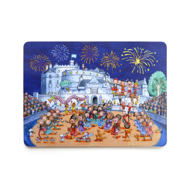 Edinburgh Military Tattoo Gingerpaws Placemat