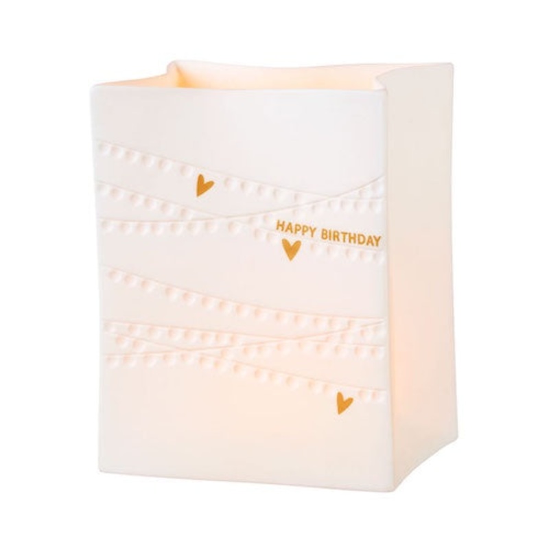 Happy Birthday Porcelain Light Bag