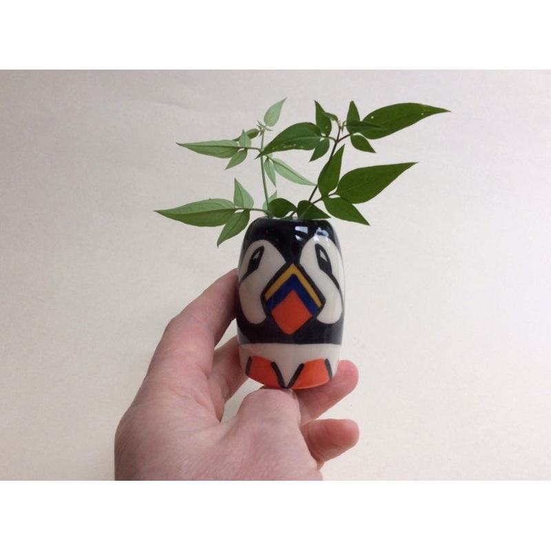 Puffin Bud Vase
