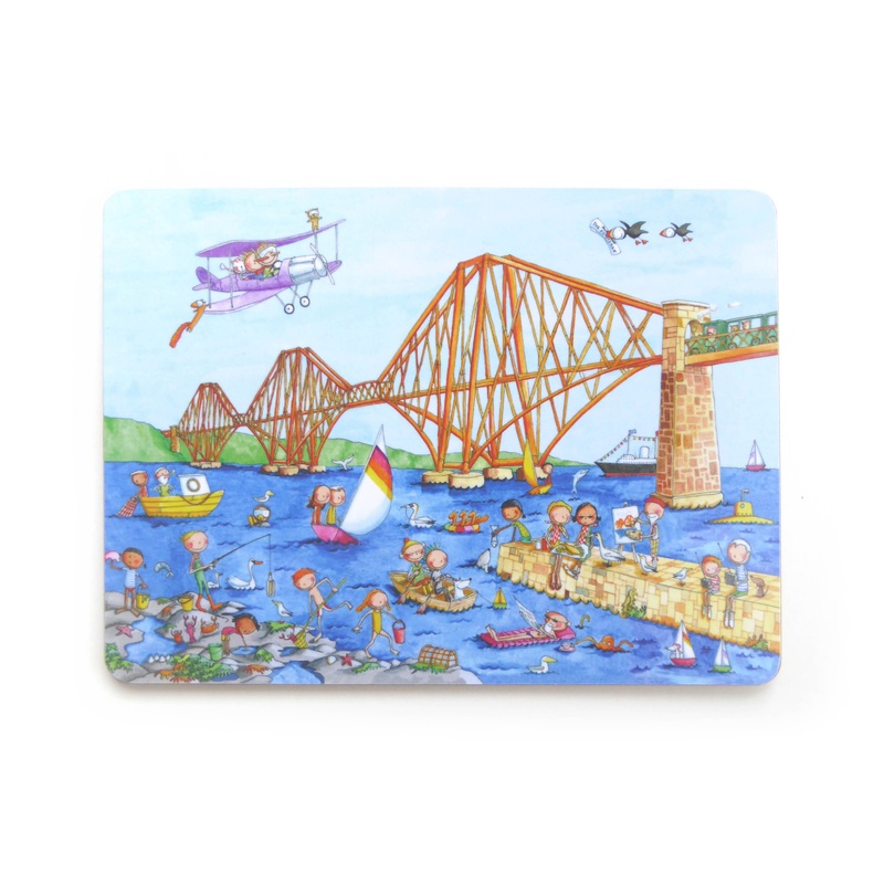 The Forth Rail Bridge Gingerpaws Placemat
