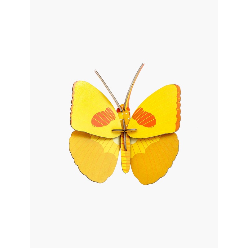 Yellow Butterfly Wall Decoration
