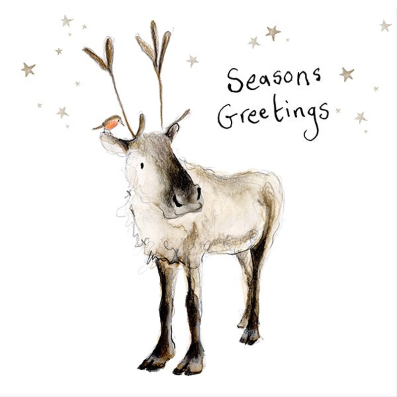 Merry Christmas Adolphus Card by Catherine Rayner