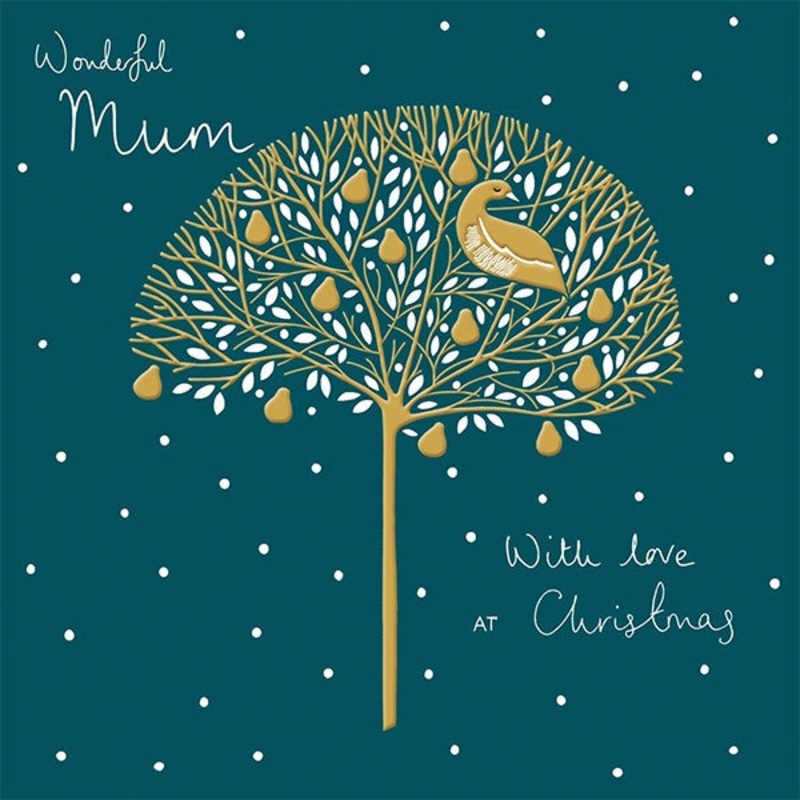 Partridge In A Golden Pear Tree Christmas Card