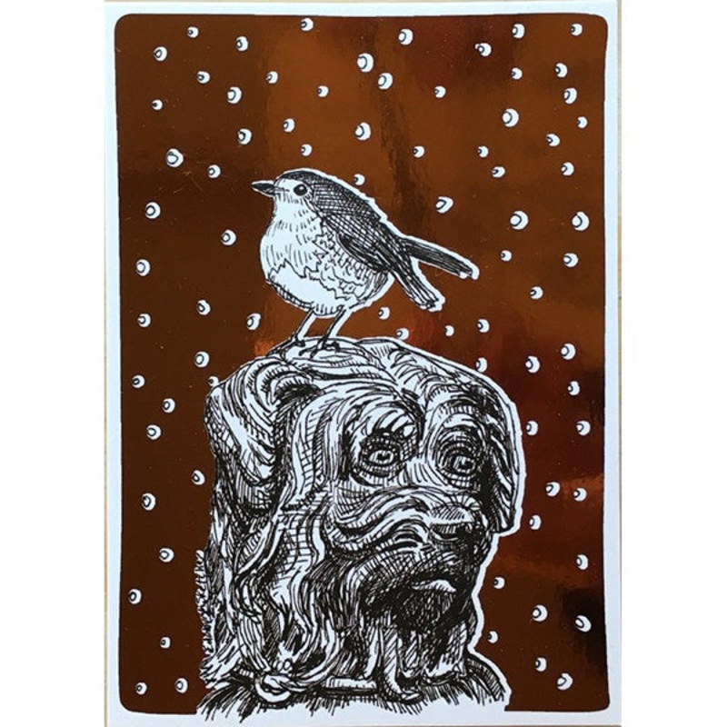 Robin And Bobby Christmas Foiled Card