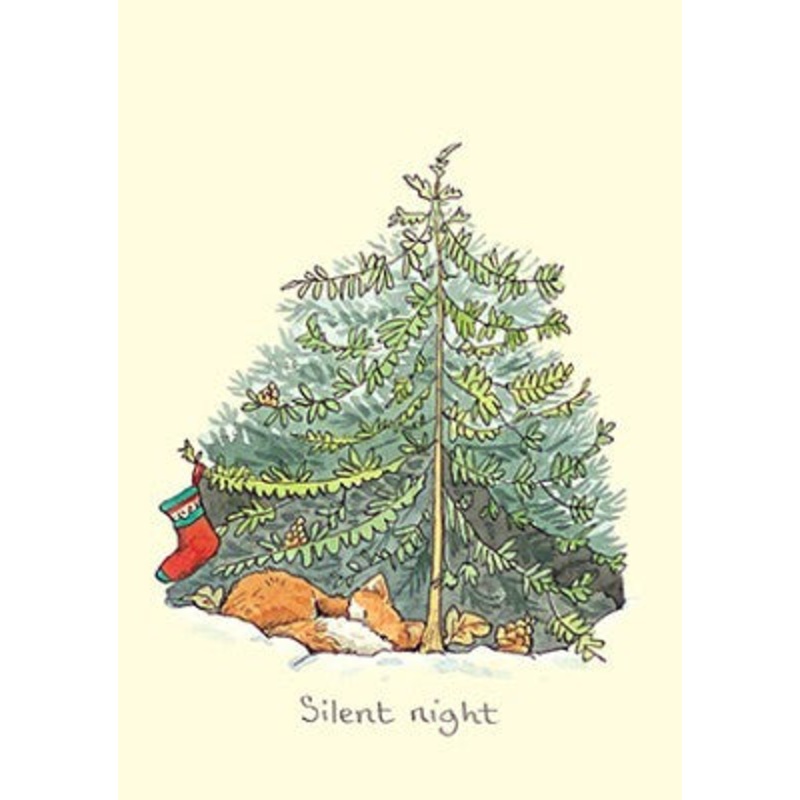 Silent Night Christmas Card