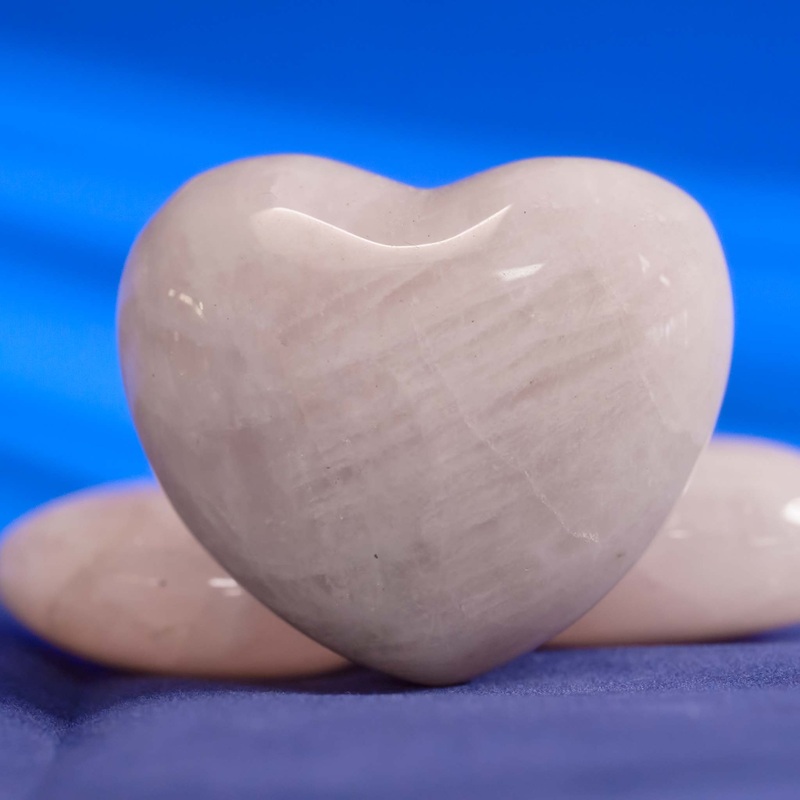 Rose Quartz Love Heart 3.5cm