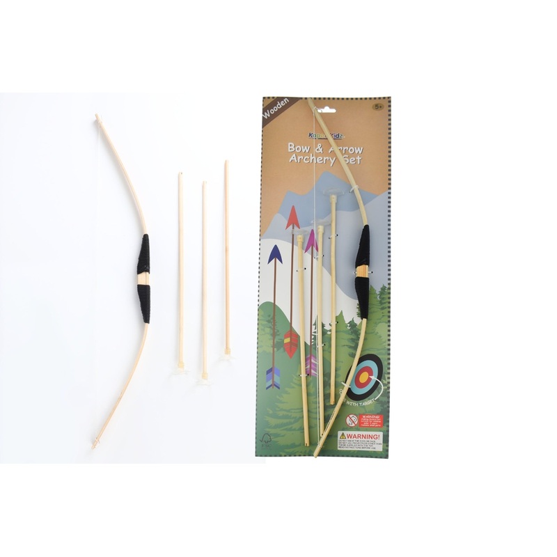 Wooden Bow and Arrow
