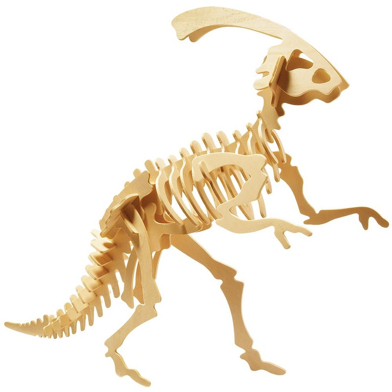 Dinosaur Wood Kit Small Parasaurolophus