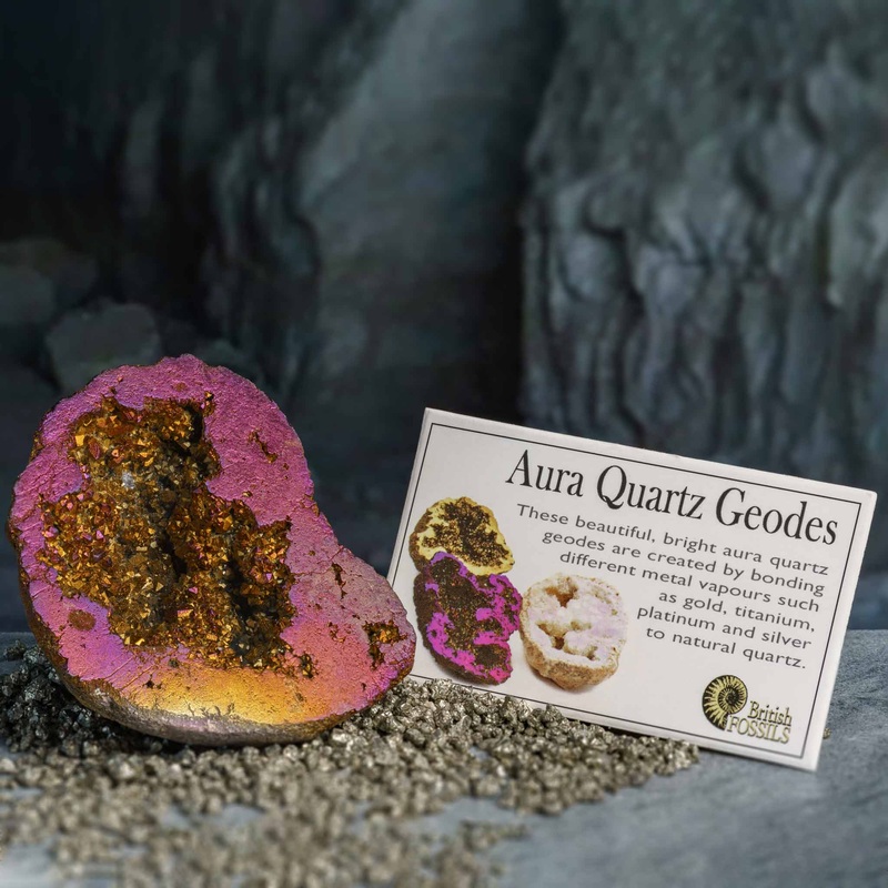 Aura Quartz Geode