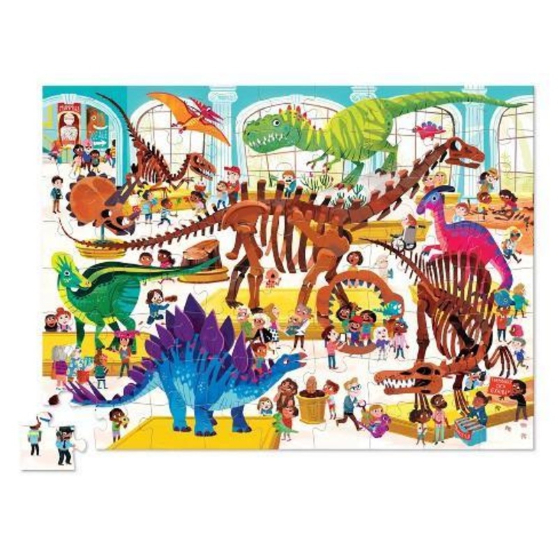 Crocodile Creek Day At The Museum Dinosaur Museum 48pc