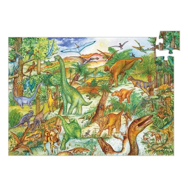 Djeco Dinosaur Observation 100pcs Puzzle
