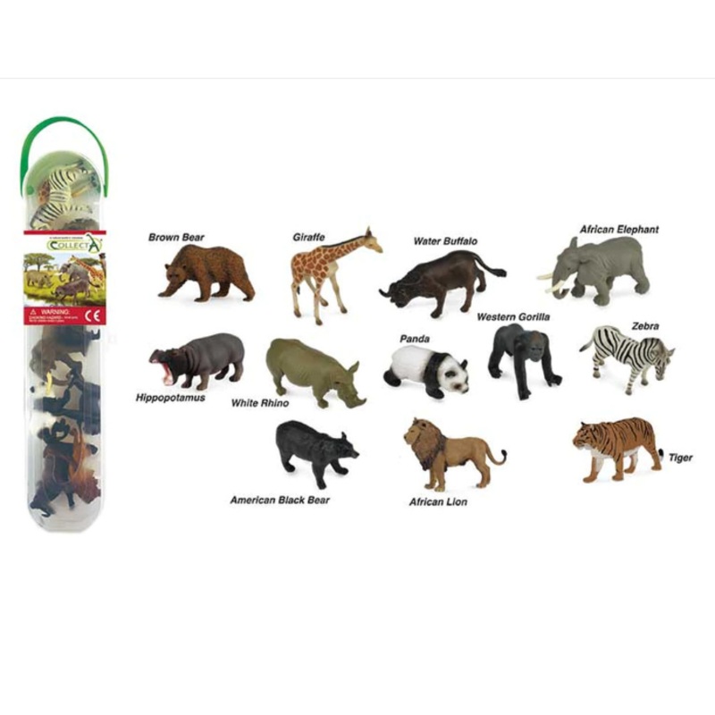 12pc Wildlife Animal Figures Gift Set