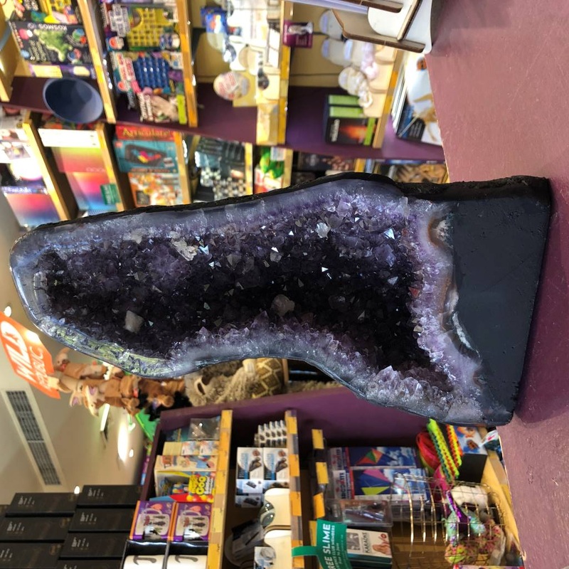 Amethyst Gemstone Cave Half Semi Precious