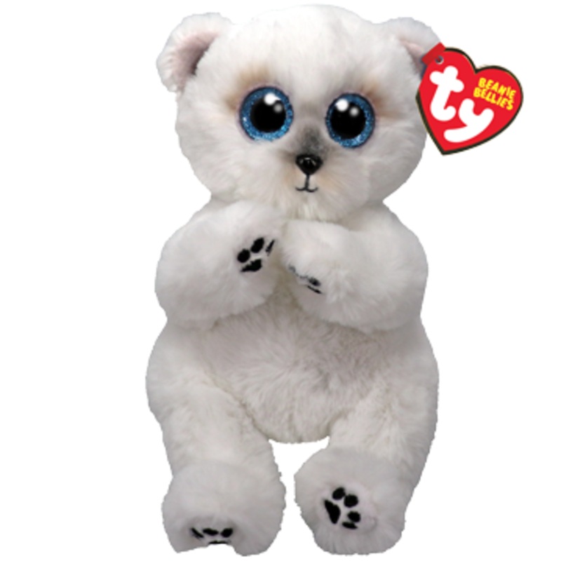 Beanie Boos Wuzzy White Bear Plushy